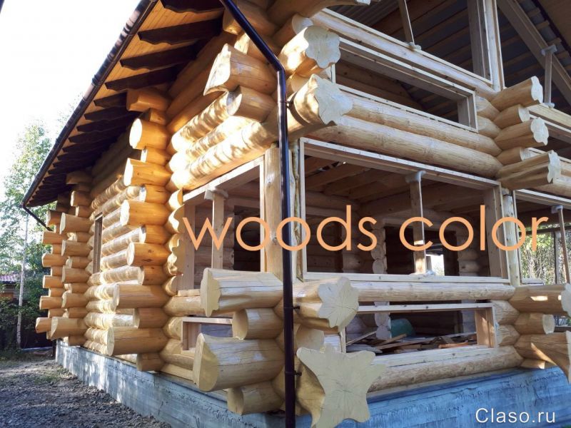 Покраска деревянных домов