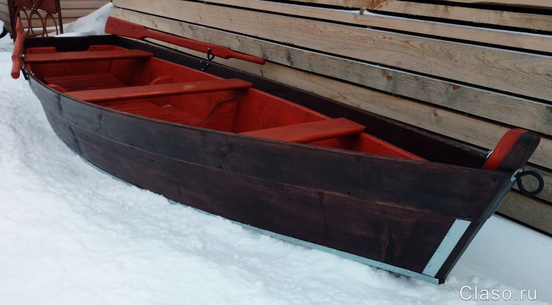 Лодка деревянная 4м