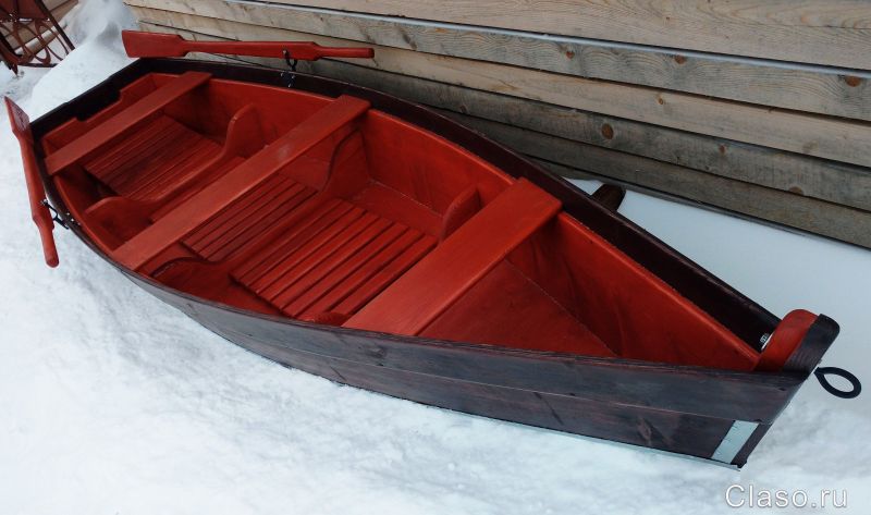 Лодка деревянная 4м