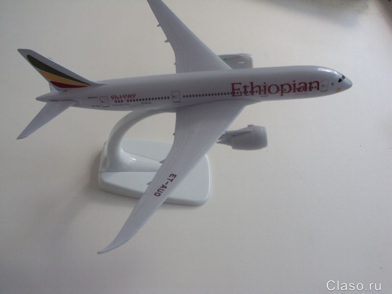 Модель самолёта Эфиопии Airlines Boeing 787