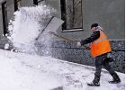 Уборка снега вручную | Рабочие для уборки снега