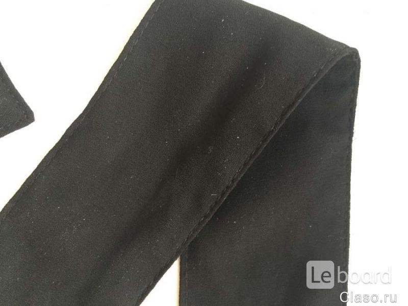 Пояс лента ткань черная аксессуар на волосы голову ремень 12 см ширина