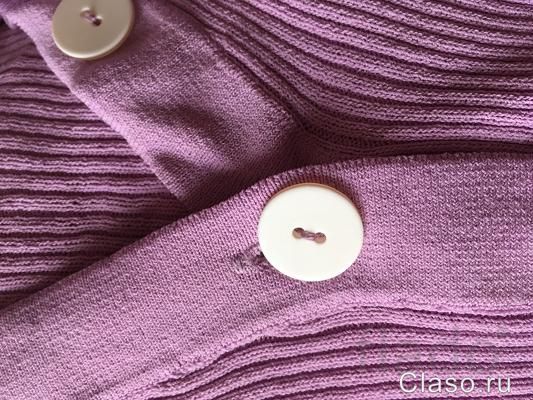 Кофта новая ad style италия 44 46 м s женская фиолетовая лапша вязаная